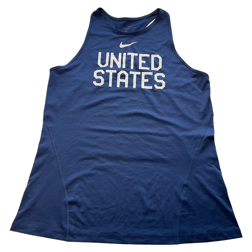 Nike Dri-FIT Blue "United States" Racerback Tank
